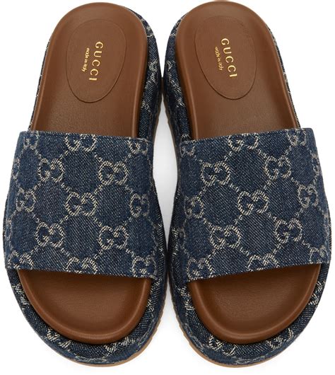 gucci playform slides|Gucci platform slides cheap.